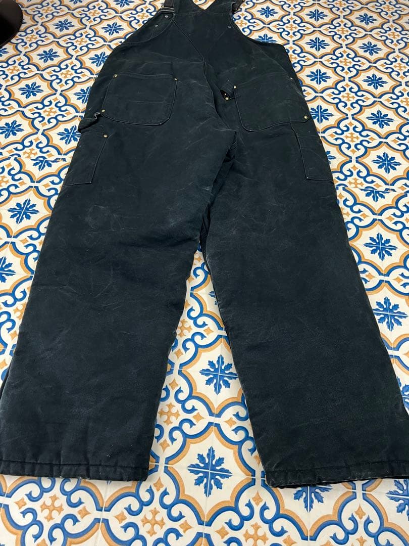 USA製 輸入古着 Carhartt ブラックオーバーオール