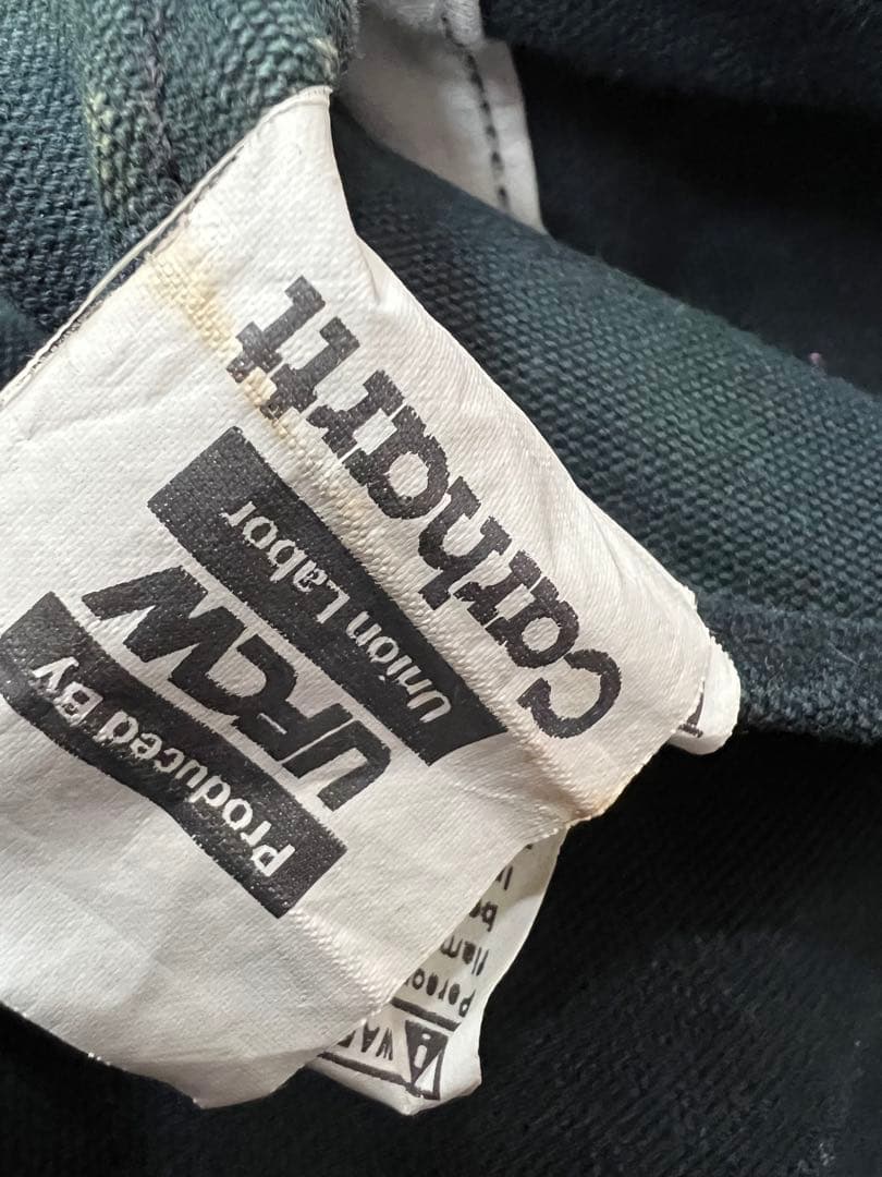 USA製 輸入古着 Carhartt ブラックオーバーオール