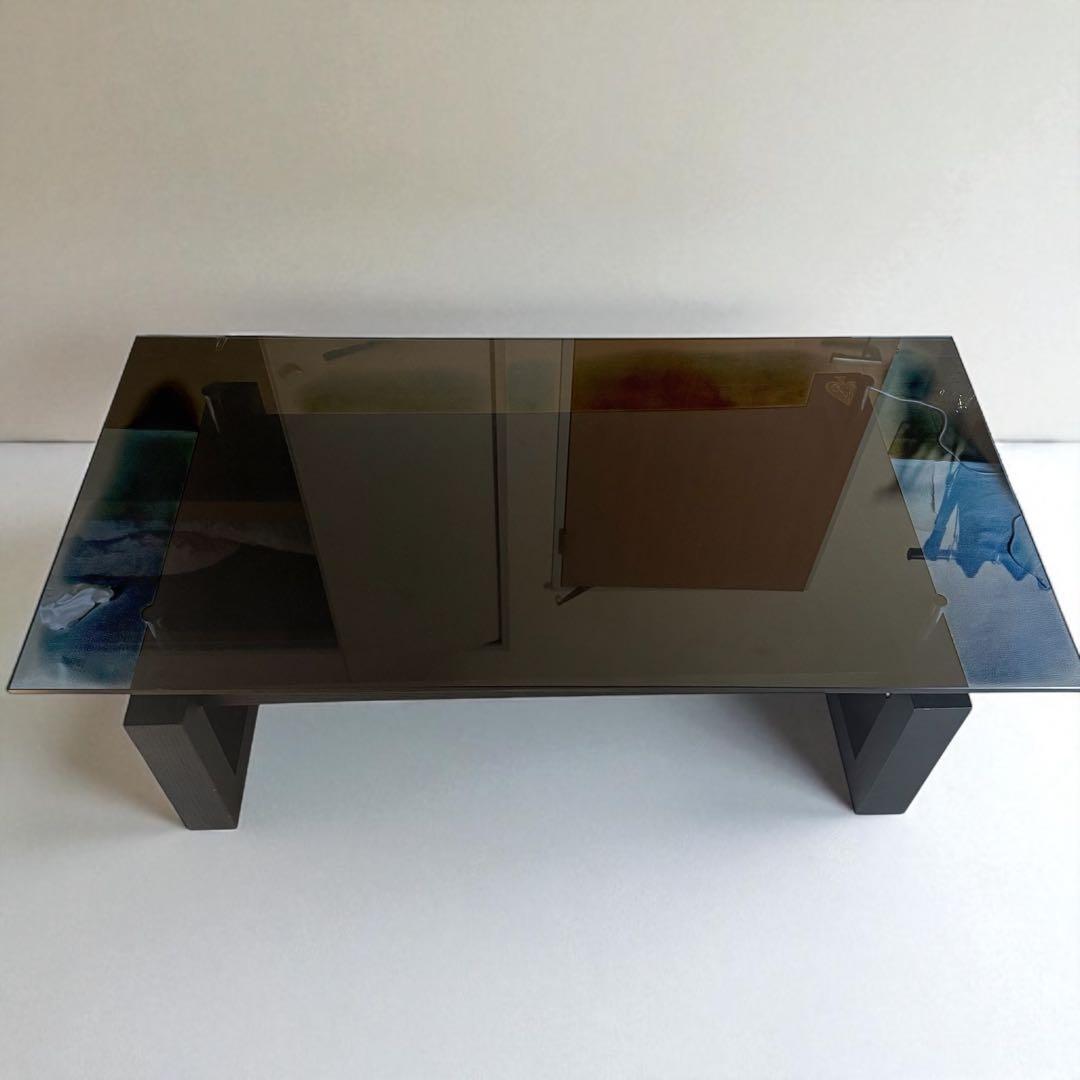 【超レア】アルマンドロゴ　ガラステーブル 高級感抜群 インテリアにも◎