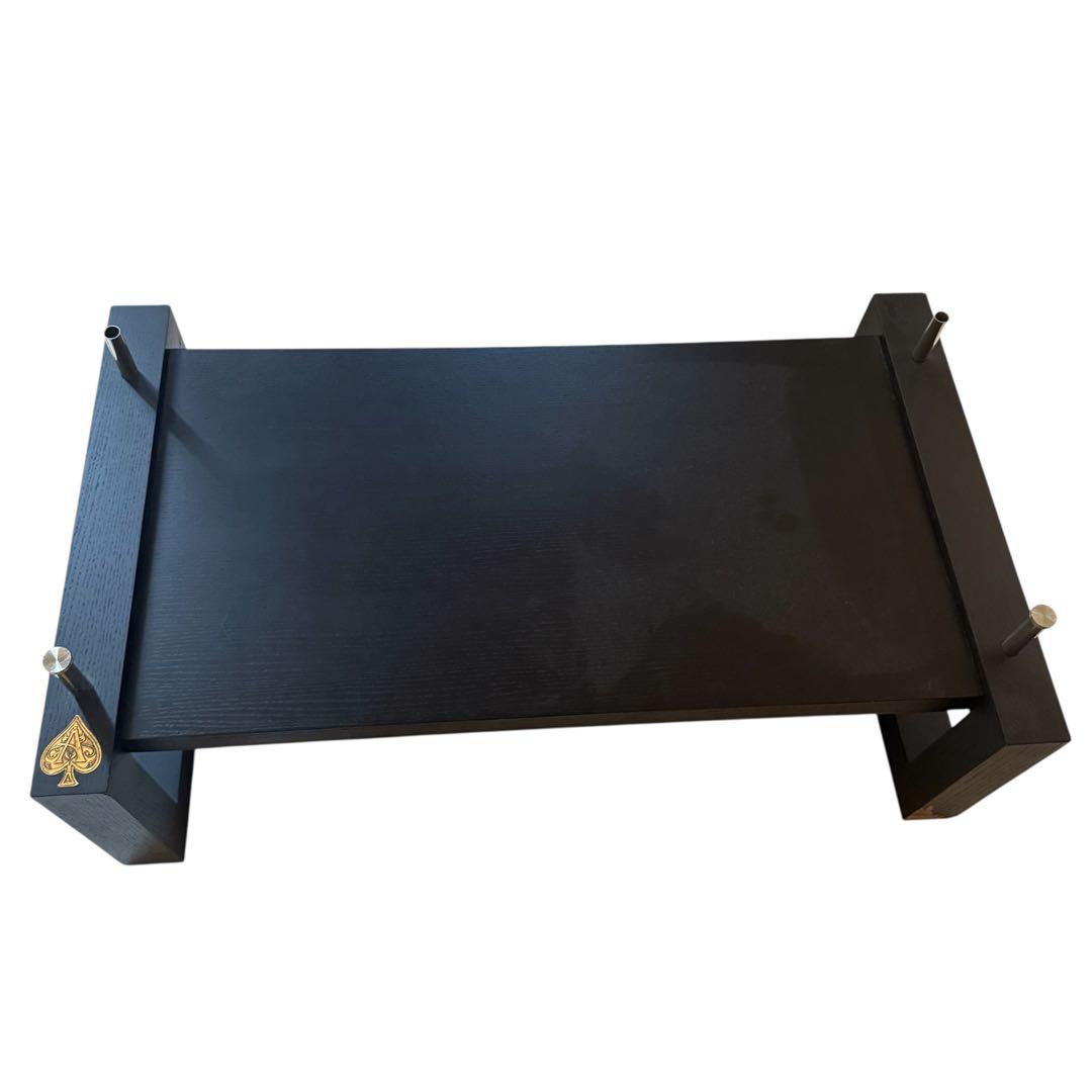 【超レア】アルマンドロゴ　ガラステーブル 高級感抜群 インテリアにも◎