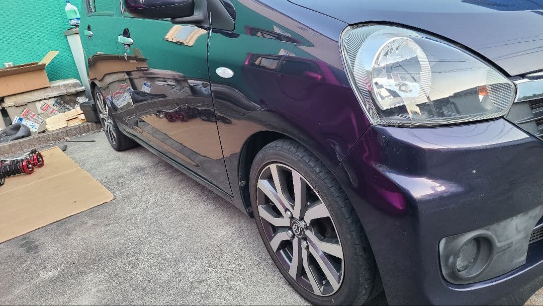 LA300　ミライース　ダウンサス&車高調