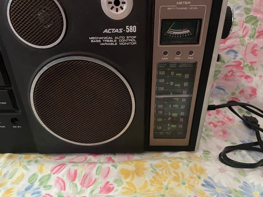 ラジオカセットレコーダー RT-580F 東芝 ACTAS-580 昭和レトロ