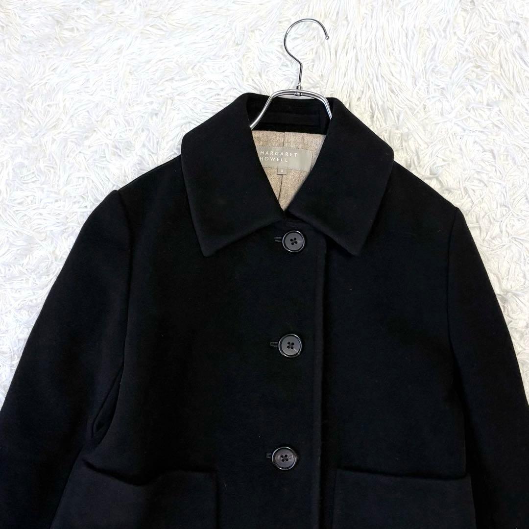 MARGARET HOWELL ウールジャケット シングル ブラック Ⅱ M