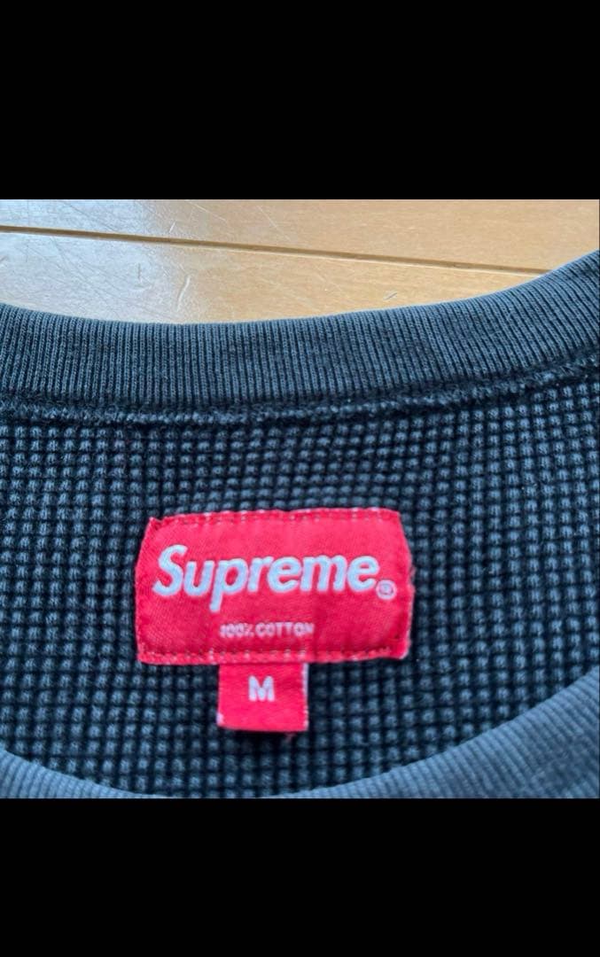 Supreme　ニューヨーク総柄ワッフルサーマル長袖Tシャツ カットソー