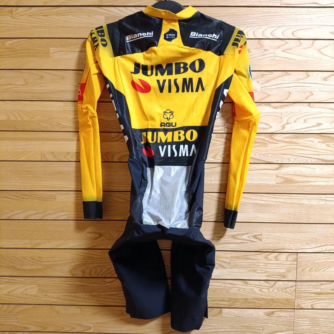 支給品　Jumbo visma　スキンスーツ　AGU　サイクルジャージ　ユンボ