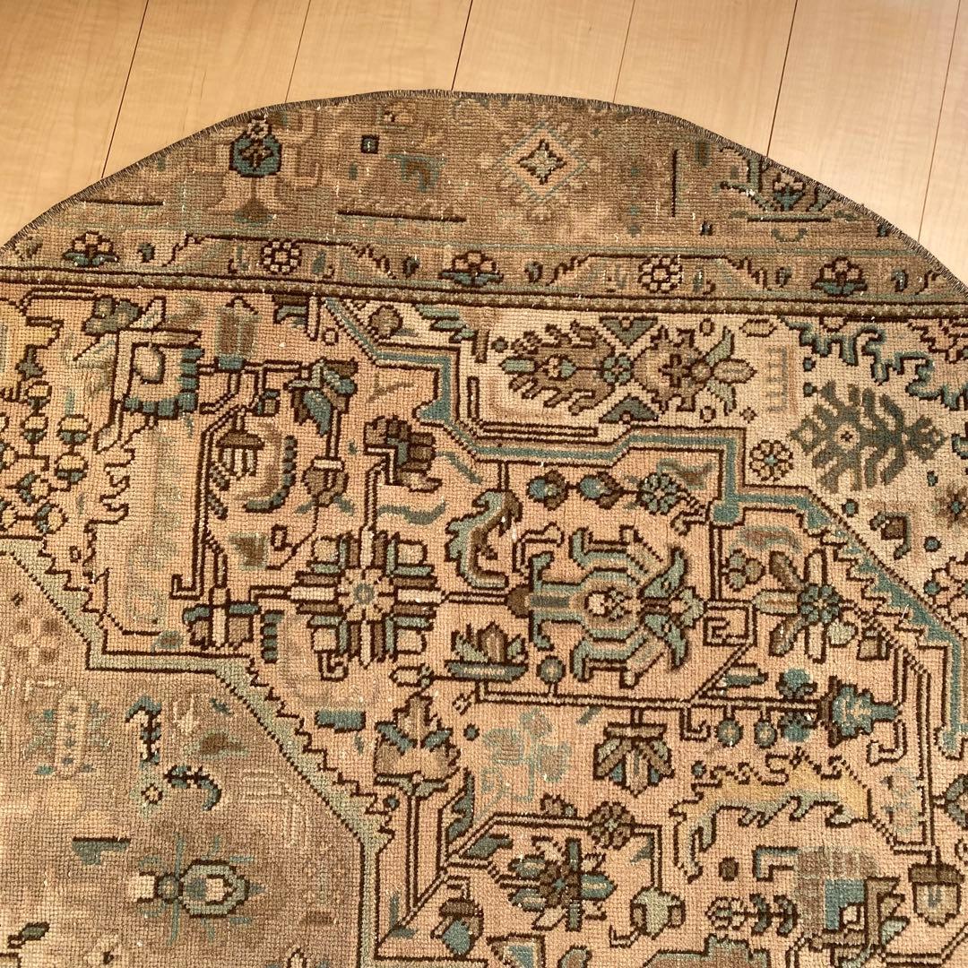 トルコ ヴィンテージラグ ラウンド サークル ターキッシュラグ