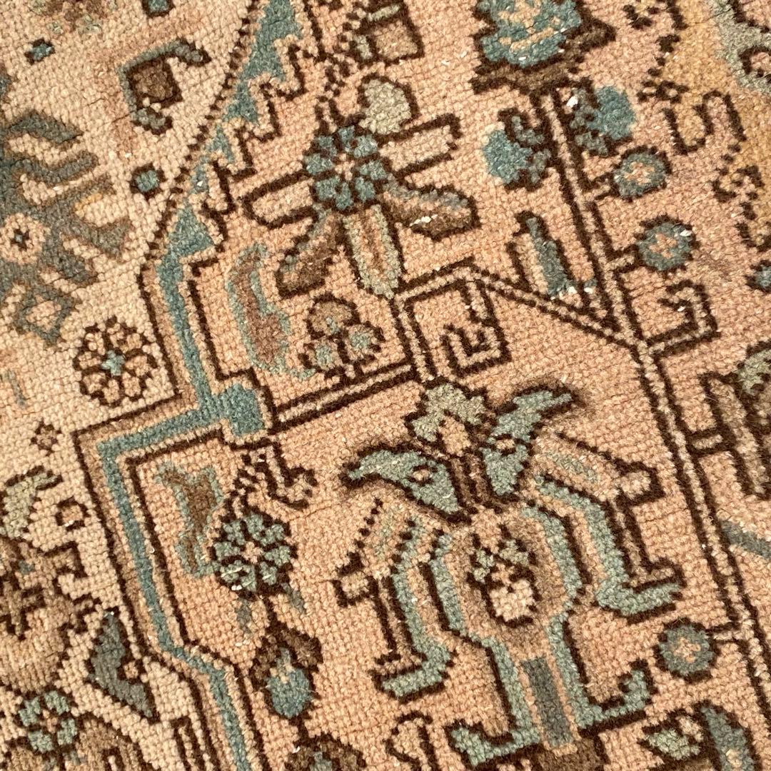 トルコ ヴィンテージラグ ラウンド サークル ターキッシュラグ