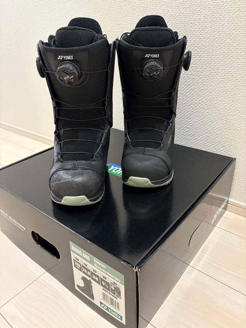 YONEX AERUS スノーボードブーツ ブラック BOA 24.0CM