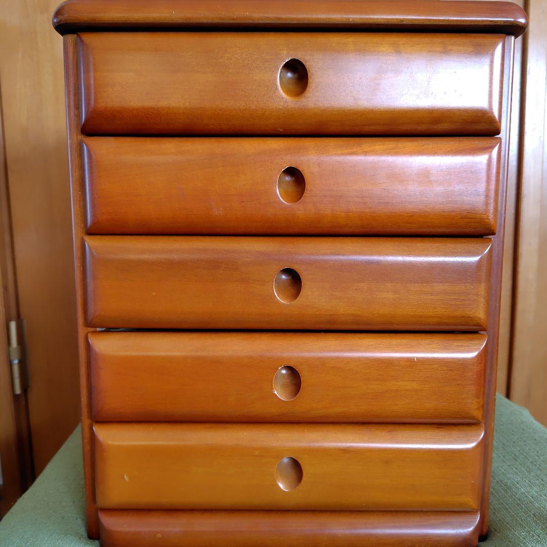 木製　5段　チェスト