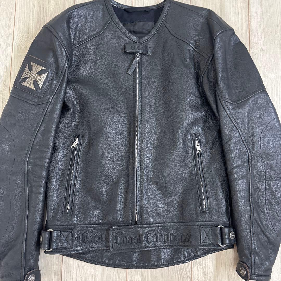希少WEST CHOPPERS COAST シングルライダースジャケットMサイズ