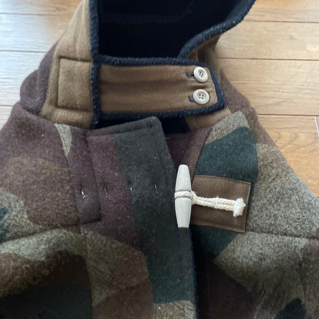 Nigel Cabourn リバーシブルダッフルコート 迷彩×ネイビー 46