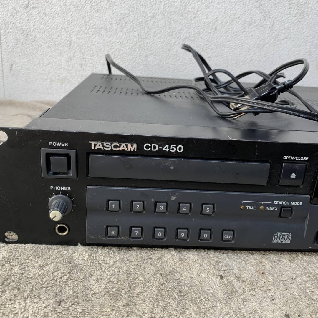 ジャンク品　TASCO　CD-450　CDプレーヤー　業務用　XZ4105
