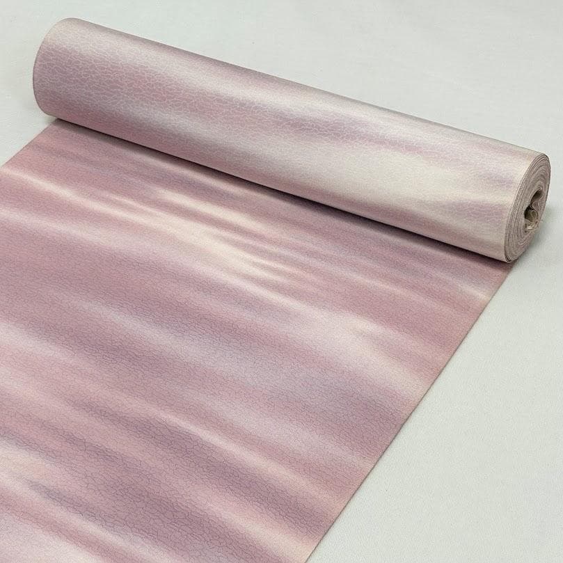 ゆりのはな　色無地着尺　色無地　反物　着尺　ちりめん　ボカシ染め　正絹　B206