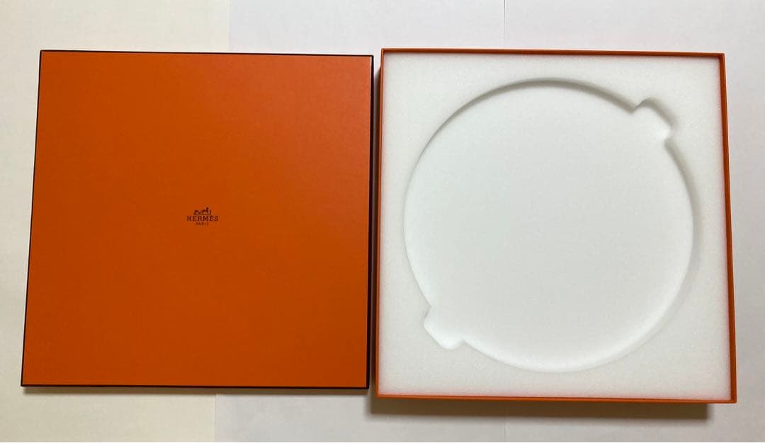 エルメス　HERMES食器　大皿プレートお皿　モザイク　プラチナ　タルトプレート