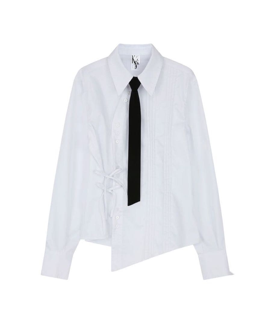 新品　kashiko Pintuck Preppy Shirt Tie Set