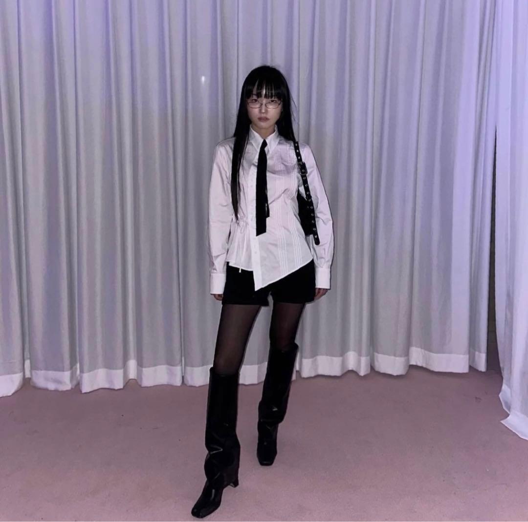 新品　kashiko Pintuck Preppy Shirt Tie Set