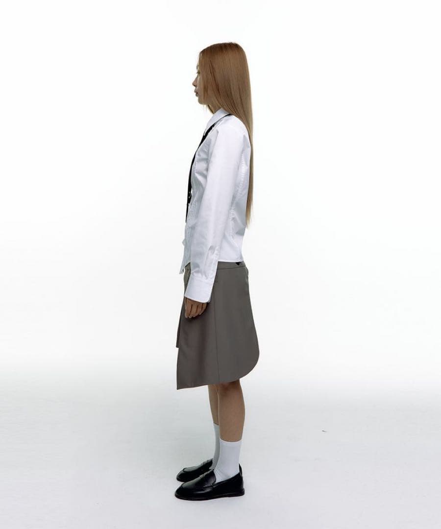 新品　kashiko Pintuck Preppy Shirt Tie Set