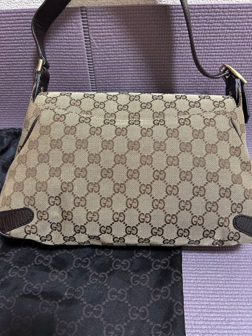 M*a様 希少 GUCCI ホースビット ショルダーバッグ GGキャンバス
