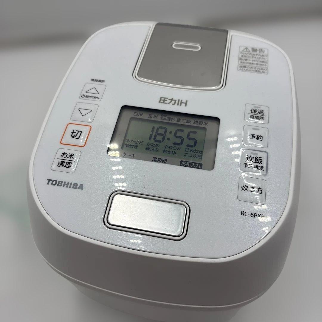 美品　TOSHIBA 東芝 炊飯器 3.5合 RC-6PXR 2022年製