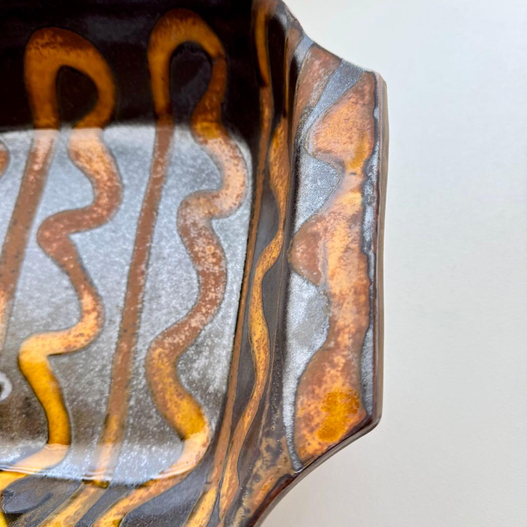 つくも窯　十場天伸さん　土鍋　スリップウェア　新品未使用品