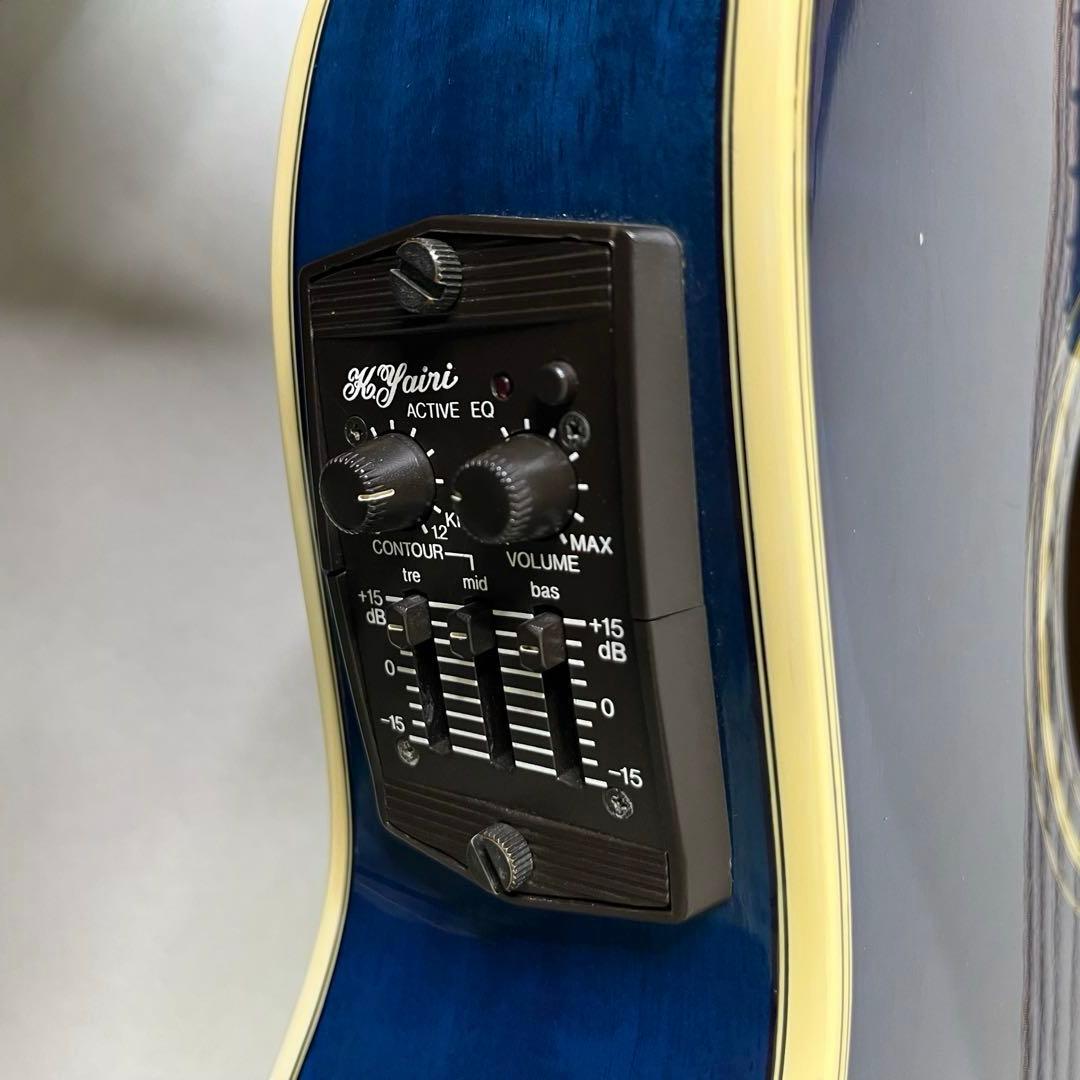 K.Yairi YD87 TB 1995年製 エレアコ オール単板 虎目