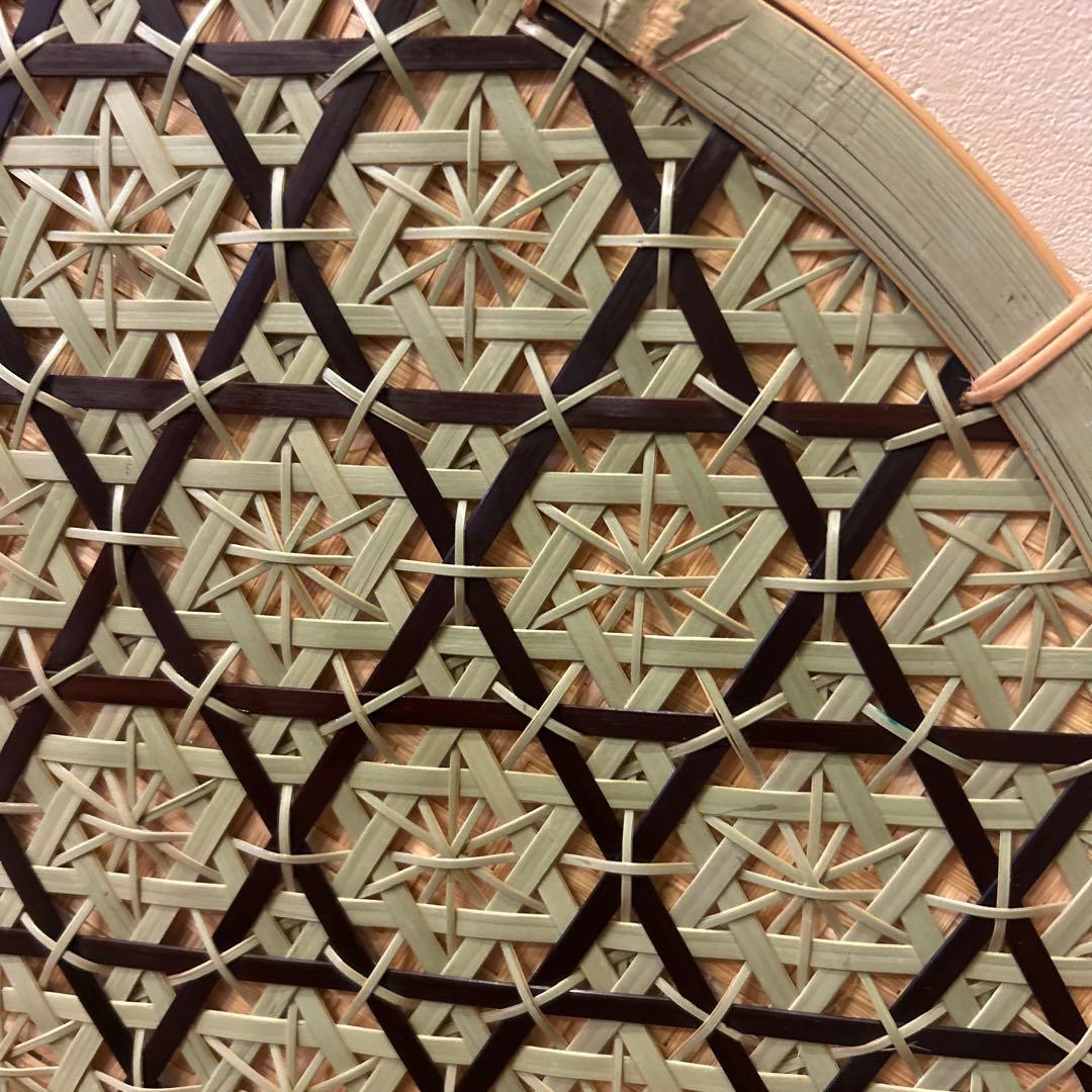 竹細工　壁掛け　色紙掛け　飾り台