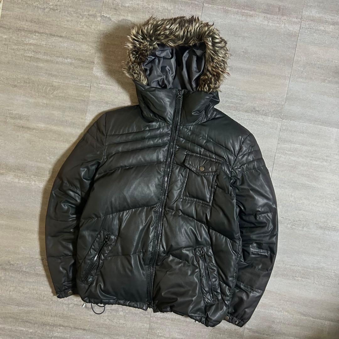 PPFM y2k ファーダウンジャケット グランジ 平成 肉厚 ギャル男 お兄系