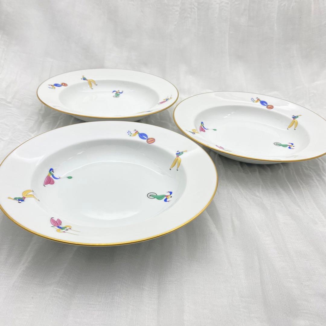 香蘭社　愉快な仲間　ピエロ　カレー皿　スープ皿　小皿　銘々皿　合計8枚