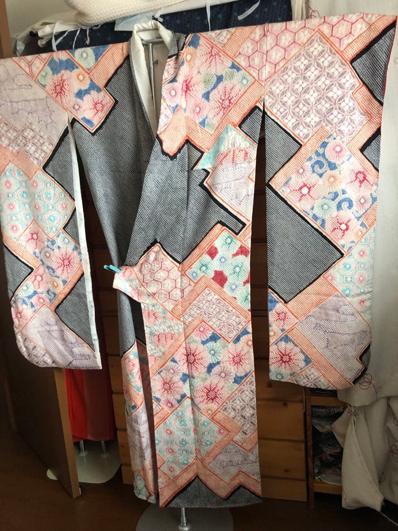 ちくわ様　藤娘きぬたや　本振袖　総絞り