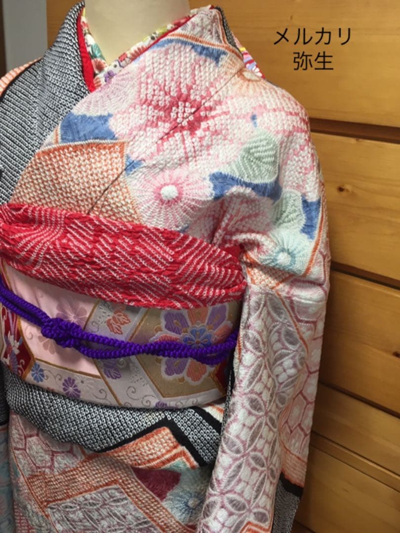 ちくわ様　藤娘きぬたや　本振袖　総絞り