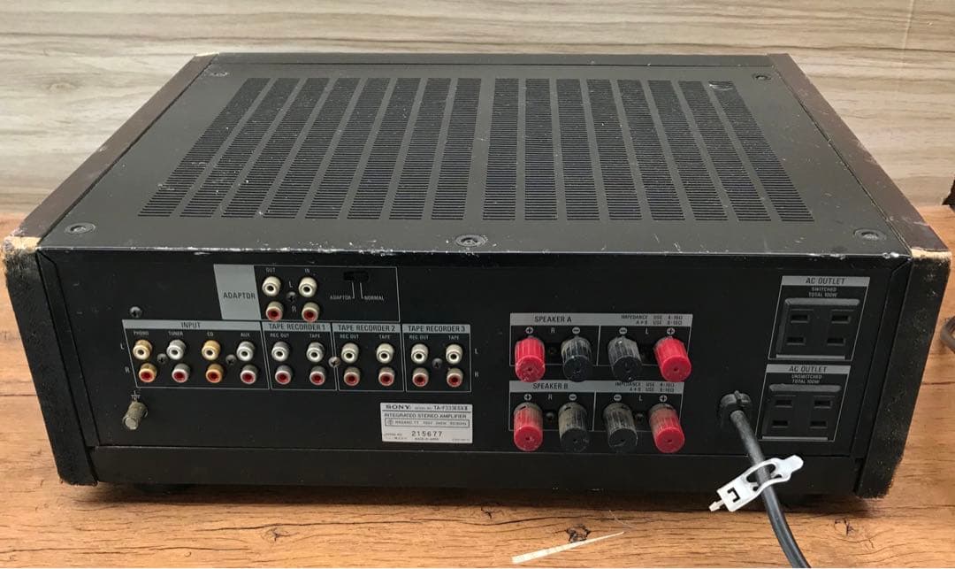 SONY 333ESXⅡ プリメインアンプ　動作良好(F52)