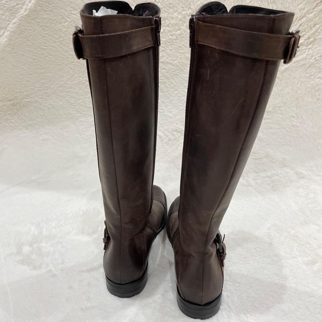 【MARNI】未使用　マルニ レザー ウエスタンブーツ サイドジップ　37