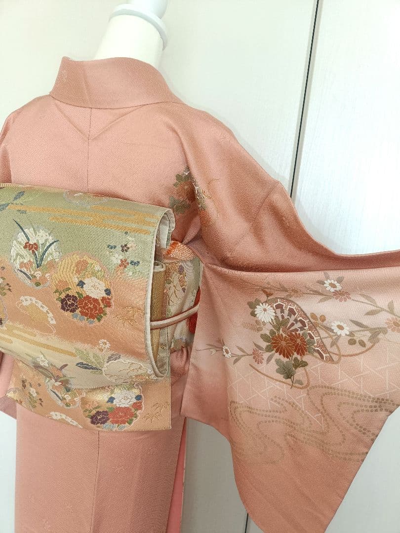 正絹訪問着　フルセット4点　入学式　卒業式　結婚式　宮参り