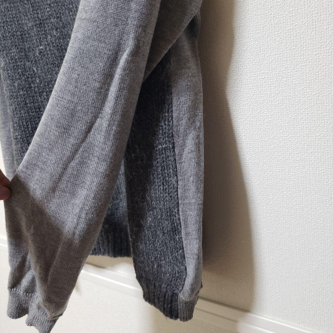 1523様】ミスディアナニールバレットアルパカ混切替ニットMISS DEANNA