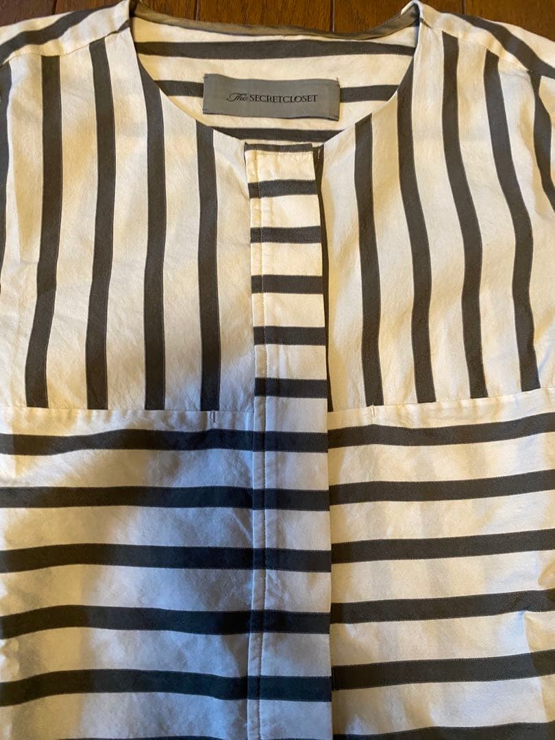 シクラス　アイコニックブラウス　secret closet コットンシルク