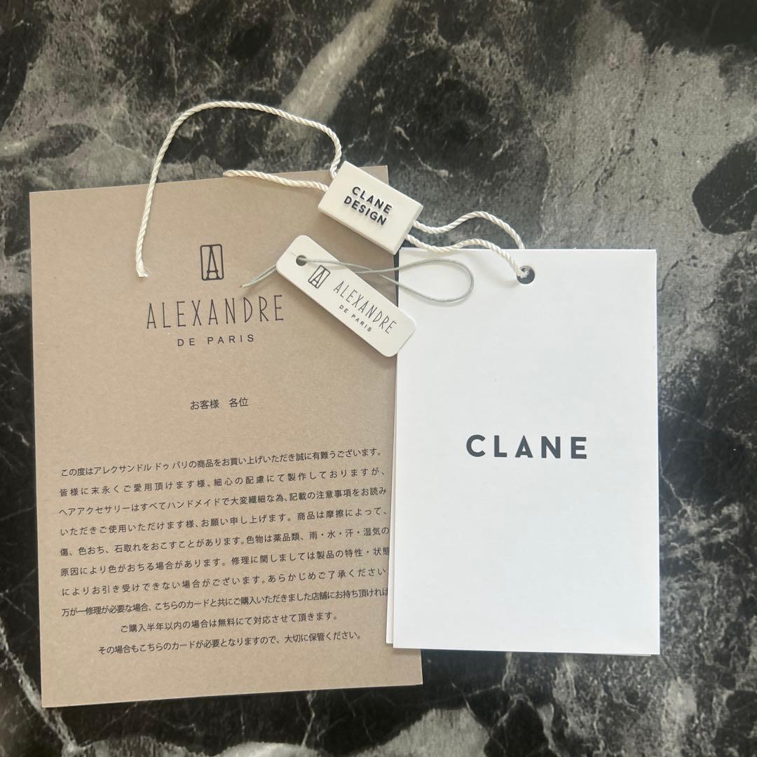 希少 アレクサンドルドゥパリ CLANE ヘアクリップ