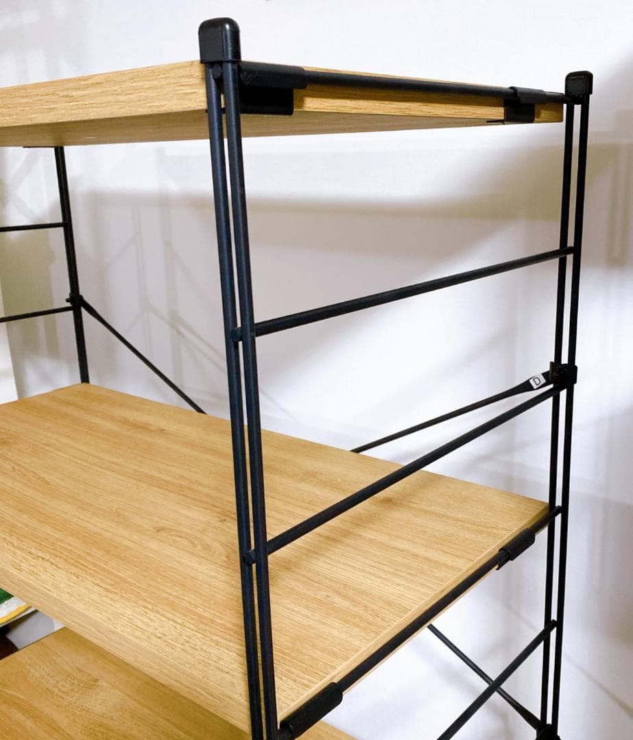 まみちゃん専用　YAMAZEN ウッドシェルフ 5段 ラック ナチュラル