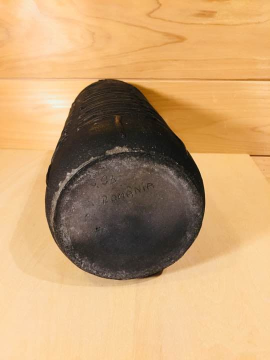 花瓶 黒 壺 つぼ