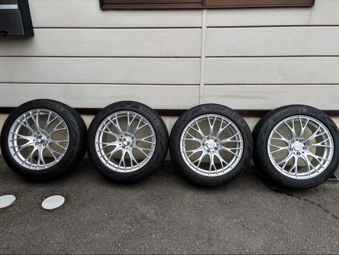 Weds 19インチ ホイールセット 235/50R19 ウェッズスポーツ