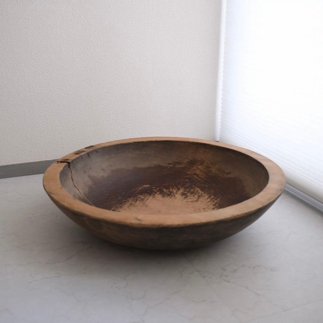 木鉢 木皿 こね鉢 古道具 古物 骨董 アンティーク オブジェ ジブリ