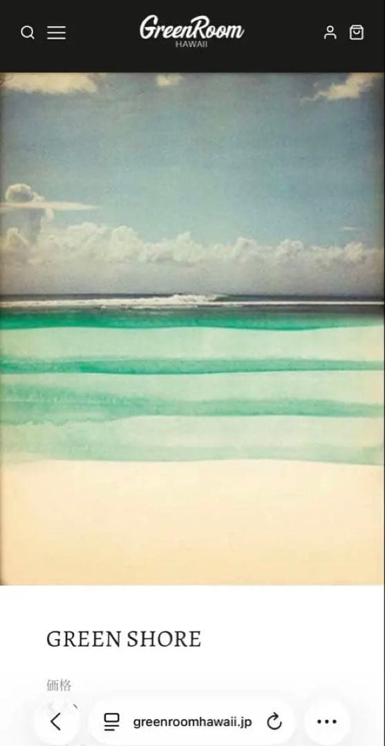 【ねずこ】Matthew Allen GREEN SHORE マシューアレ