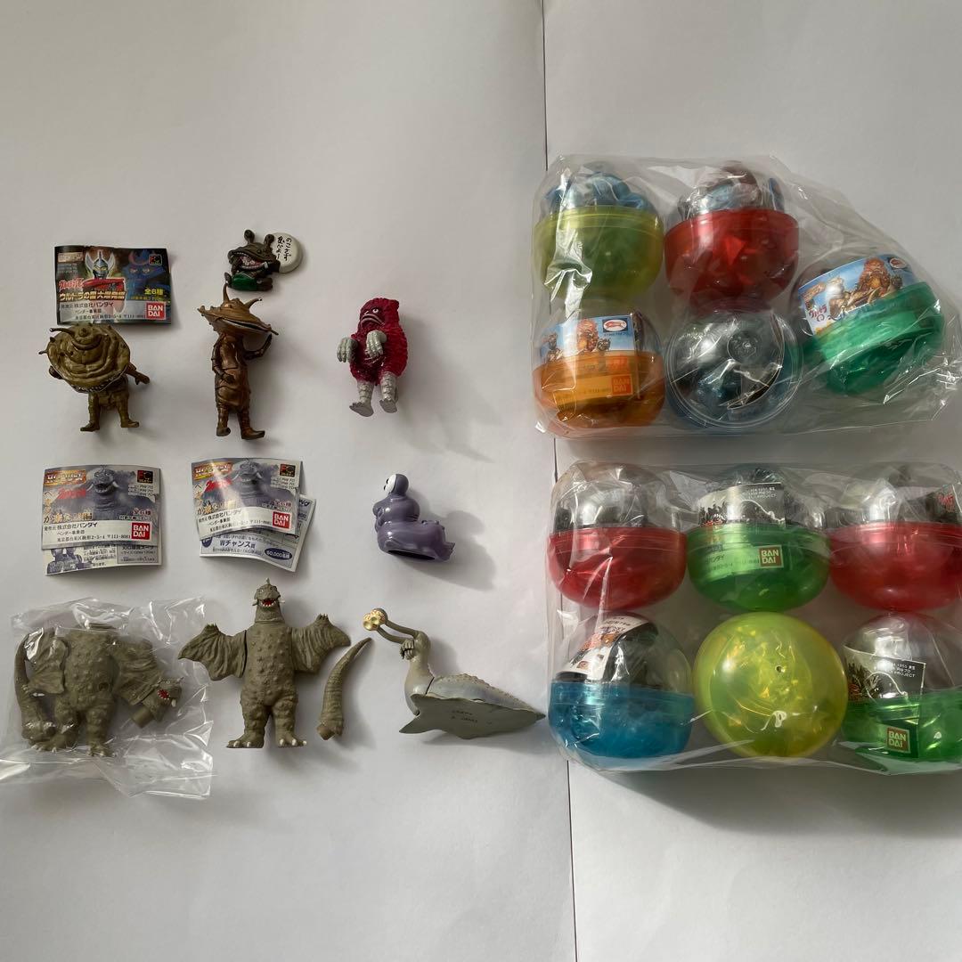 値下！【ウルトラQ福袋】ブルマァク魂 派生キット ガシャポン ソフビ 指人形