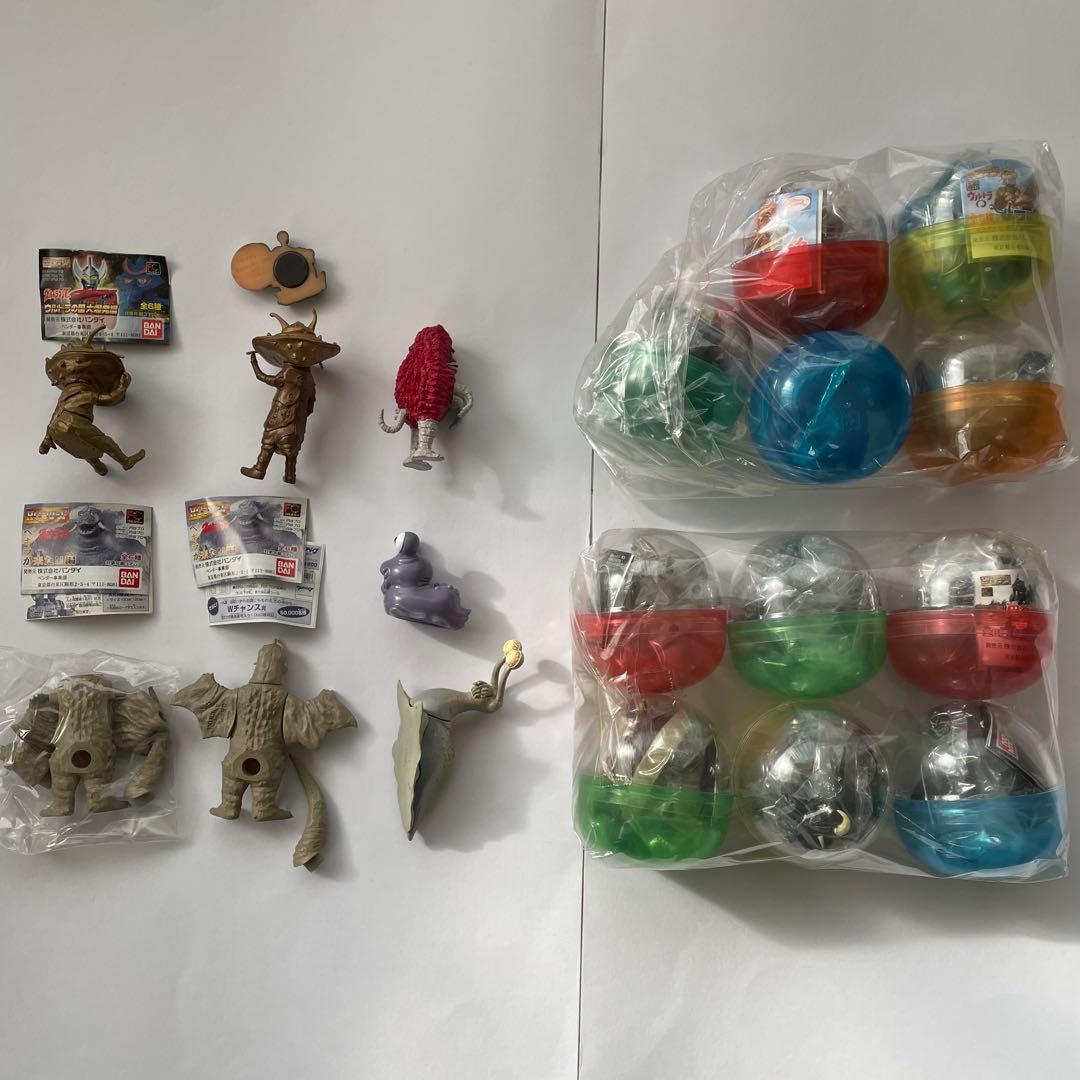 値下！【ウルトラQ福袋】ブルマァク魂 派生キット ガシャポン ソフビ 指人形