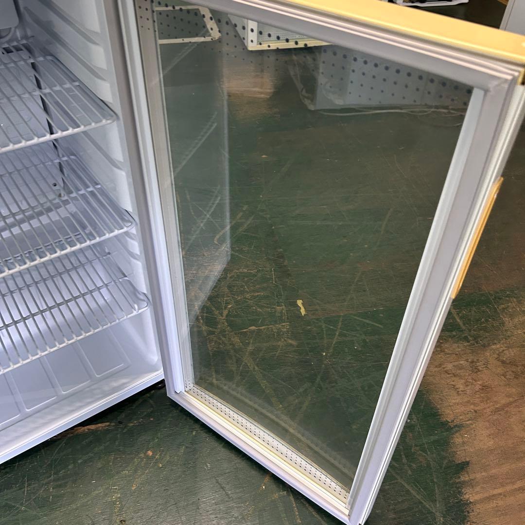 127業務用 冷蔵ショーケース オフィスコンビニ XW-105 左右開き 小型