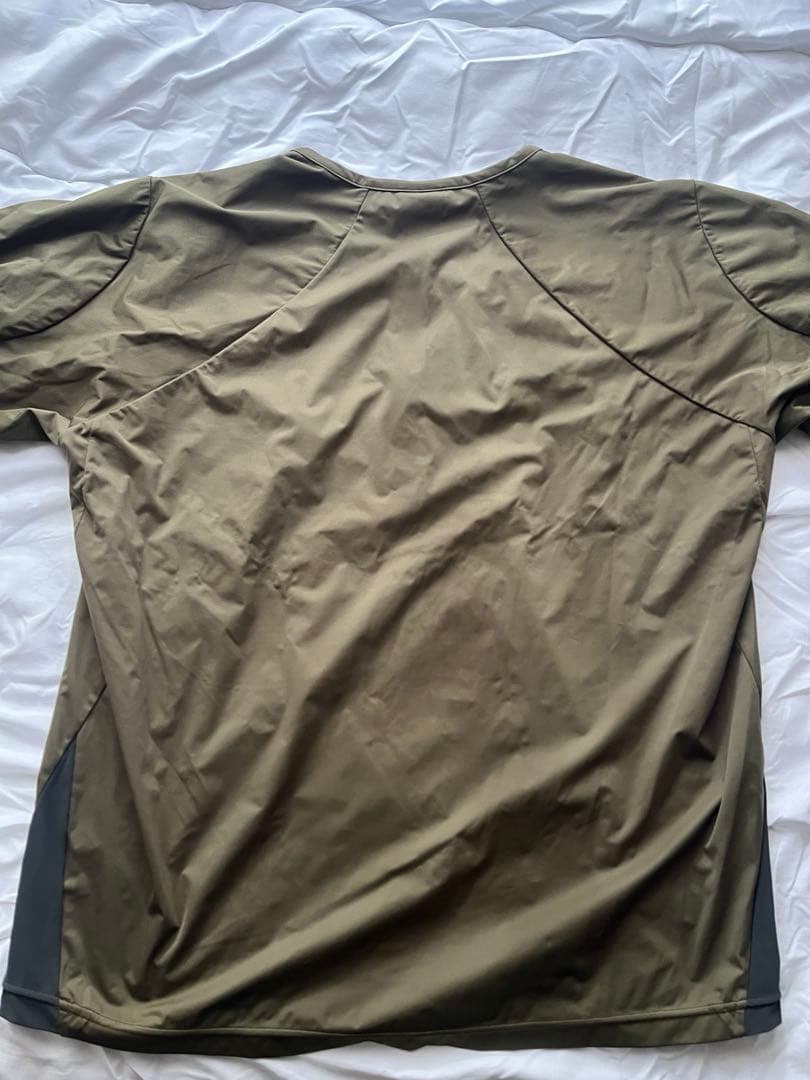 finetrack オリーブ ジップ付き長袖上下セット