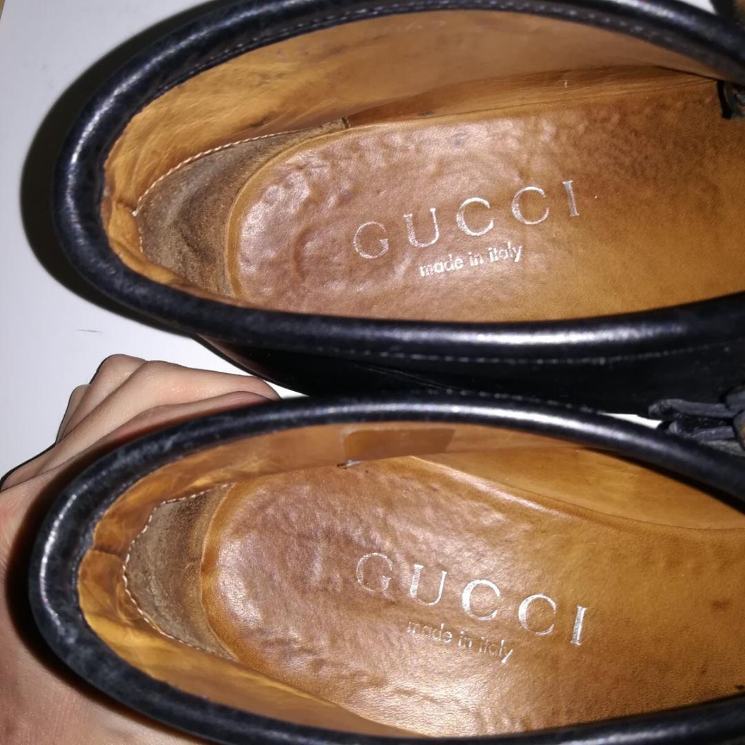 d0370 良品 CUCCI ホースビット ブーツ 41E 黒 ブラック 革靴