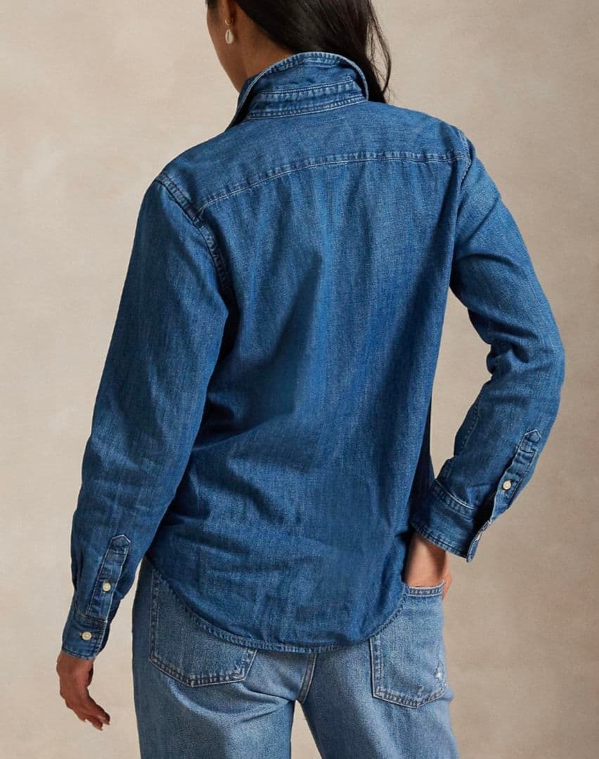 ポロラルフローレン スリムフィットデニムシャツ