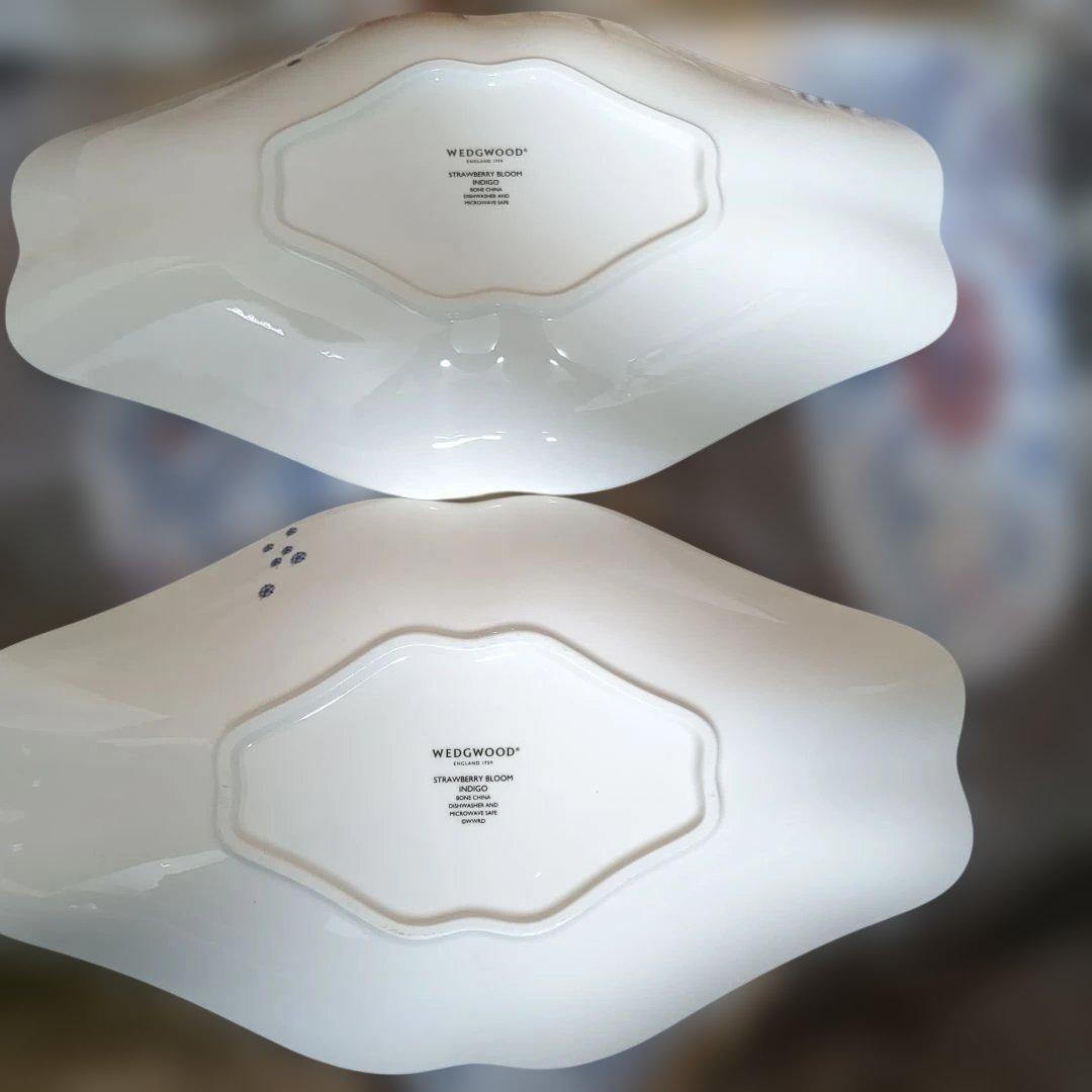  ストロベリーブルームインディゴ 食器セット 4点
