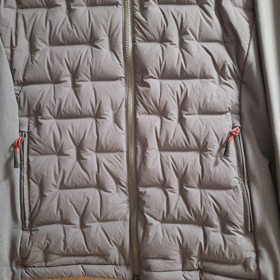 ★【美品】BRIEFING グレー ハイブリットダウンジャケット サイズ：XL
