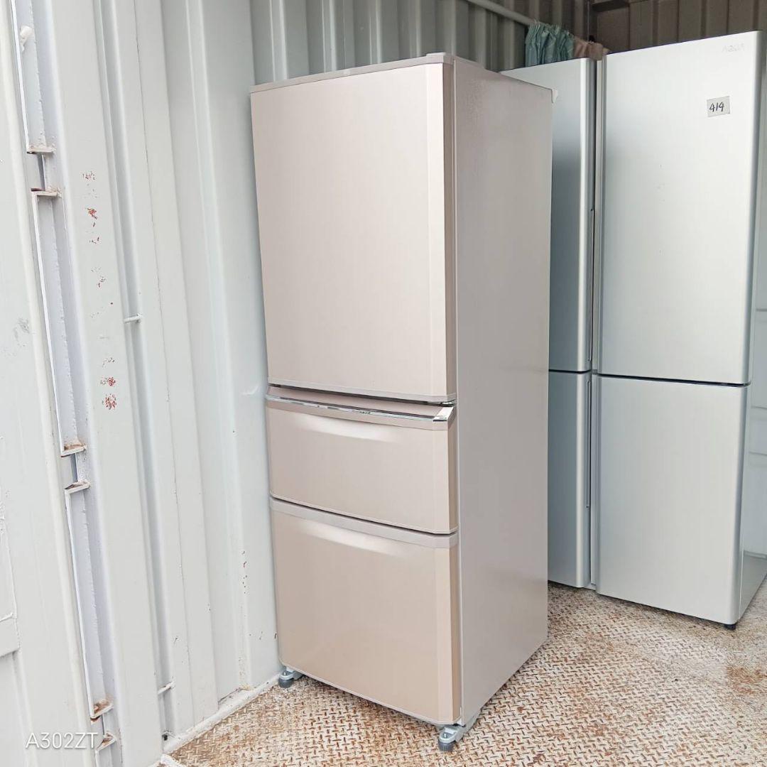 ＊送料設置無料　三菱　自動製氷機能付き大型冷蔵庫　335L